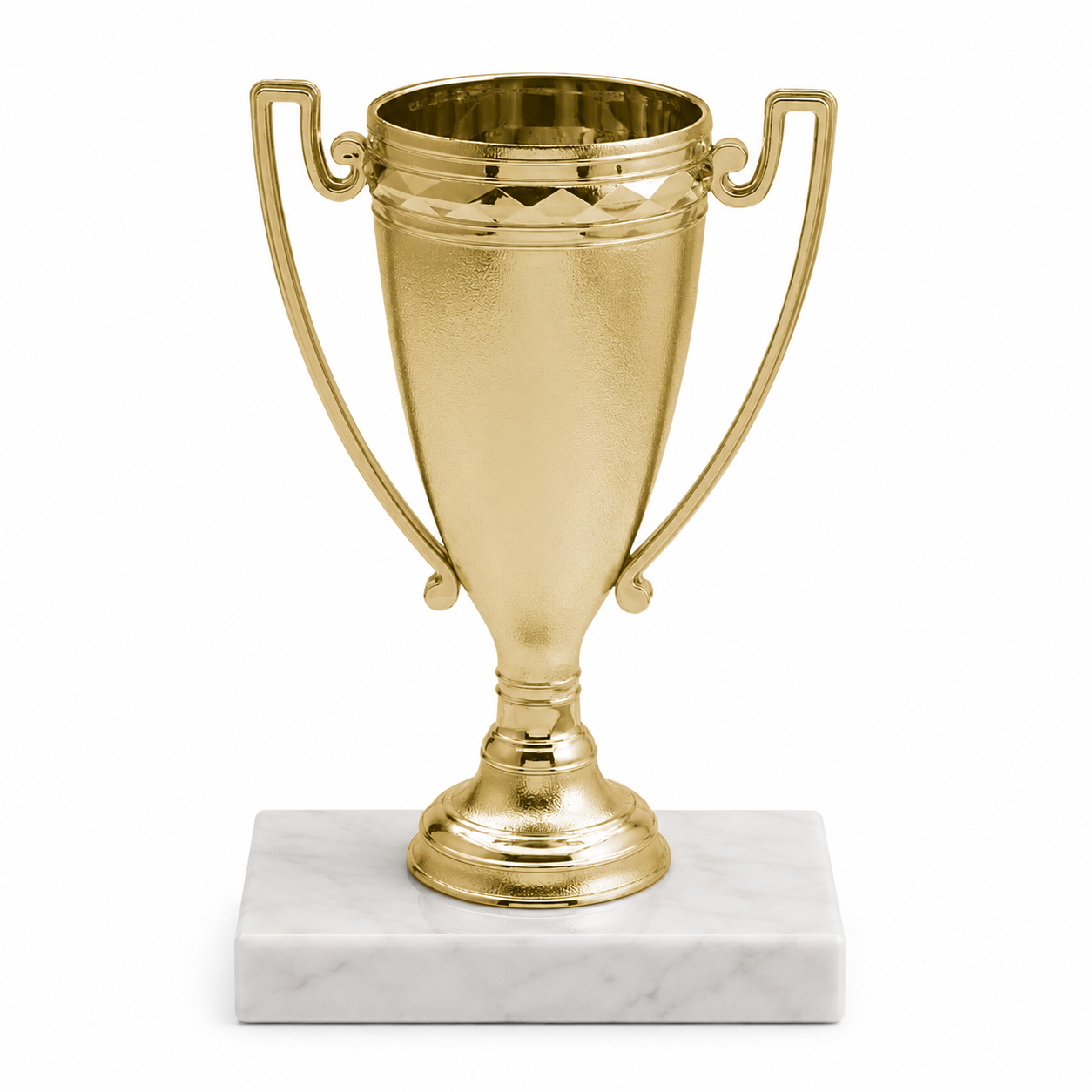 Classic Gold Cup Trophy on Marble Base