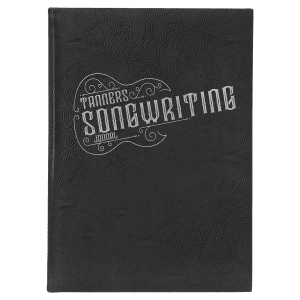Laserable Leatherette Journal-Lined Notepad
