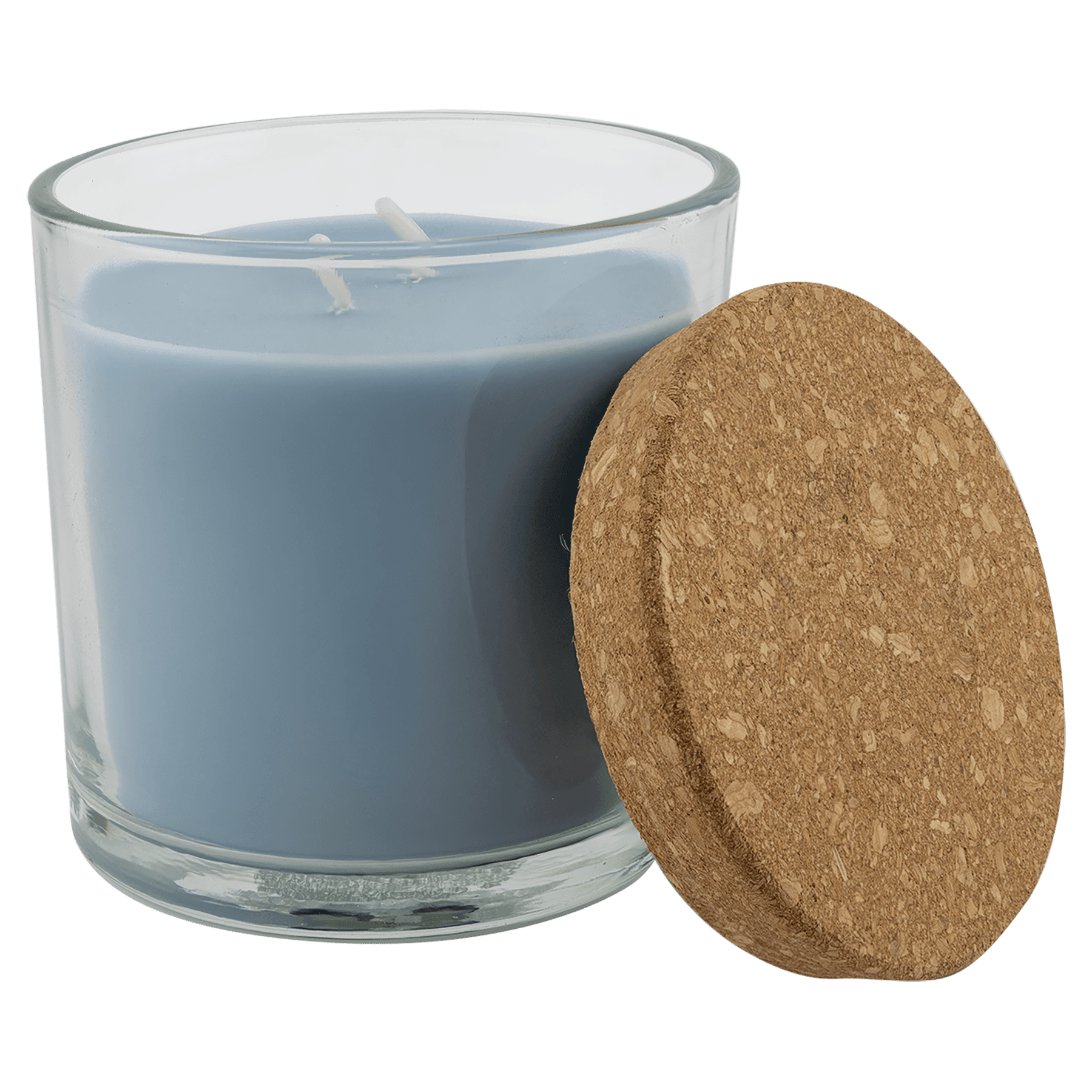 Scented Candle in a Glass Holder with Cork Lid