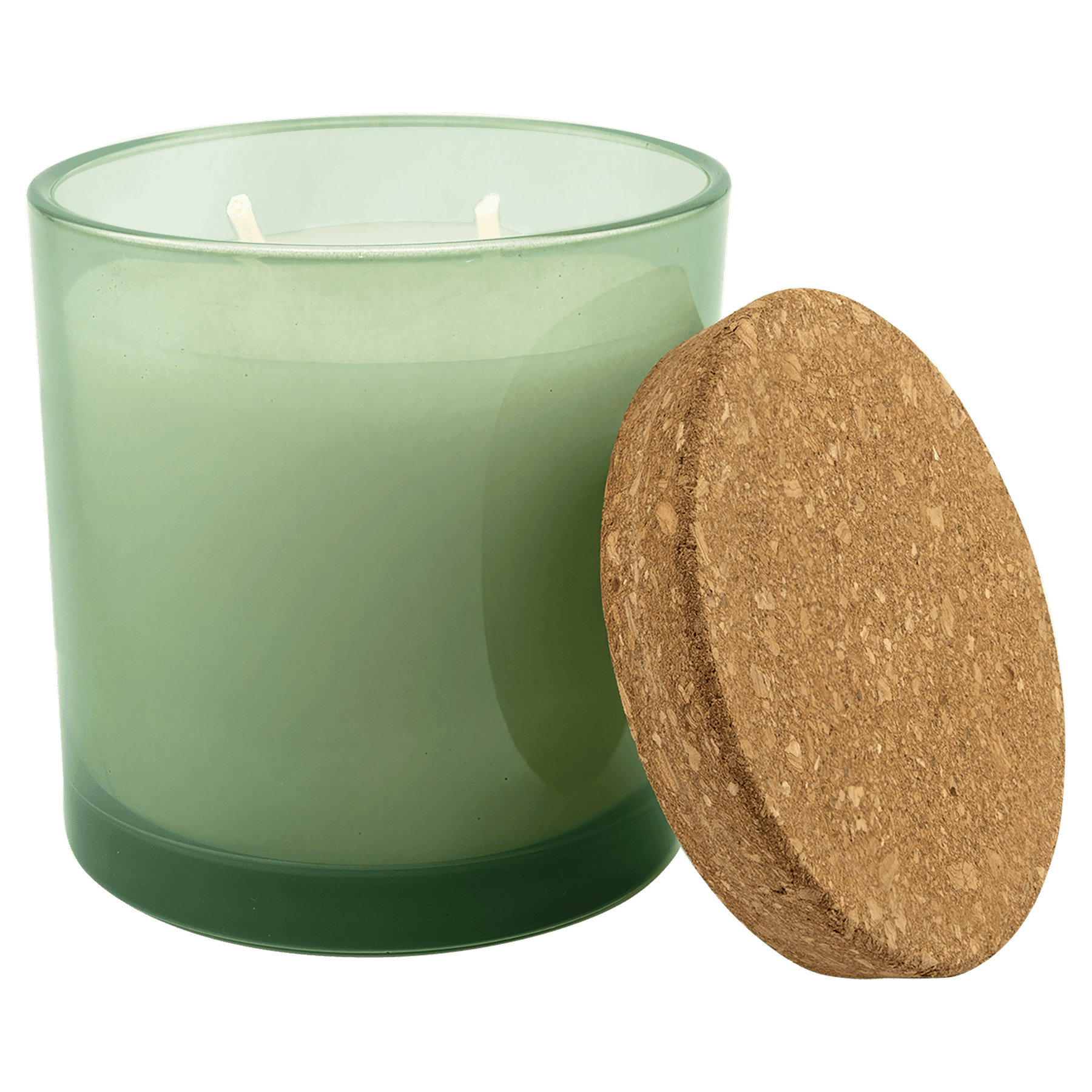 Scented Candle in a Glass Holder with Cork Lid