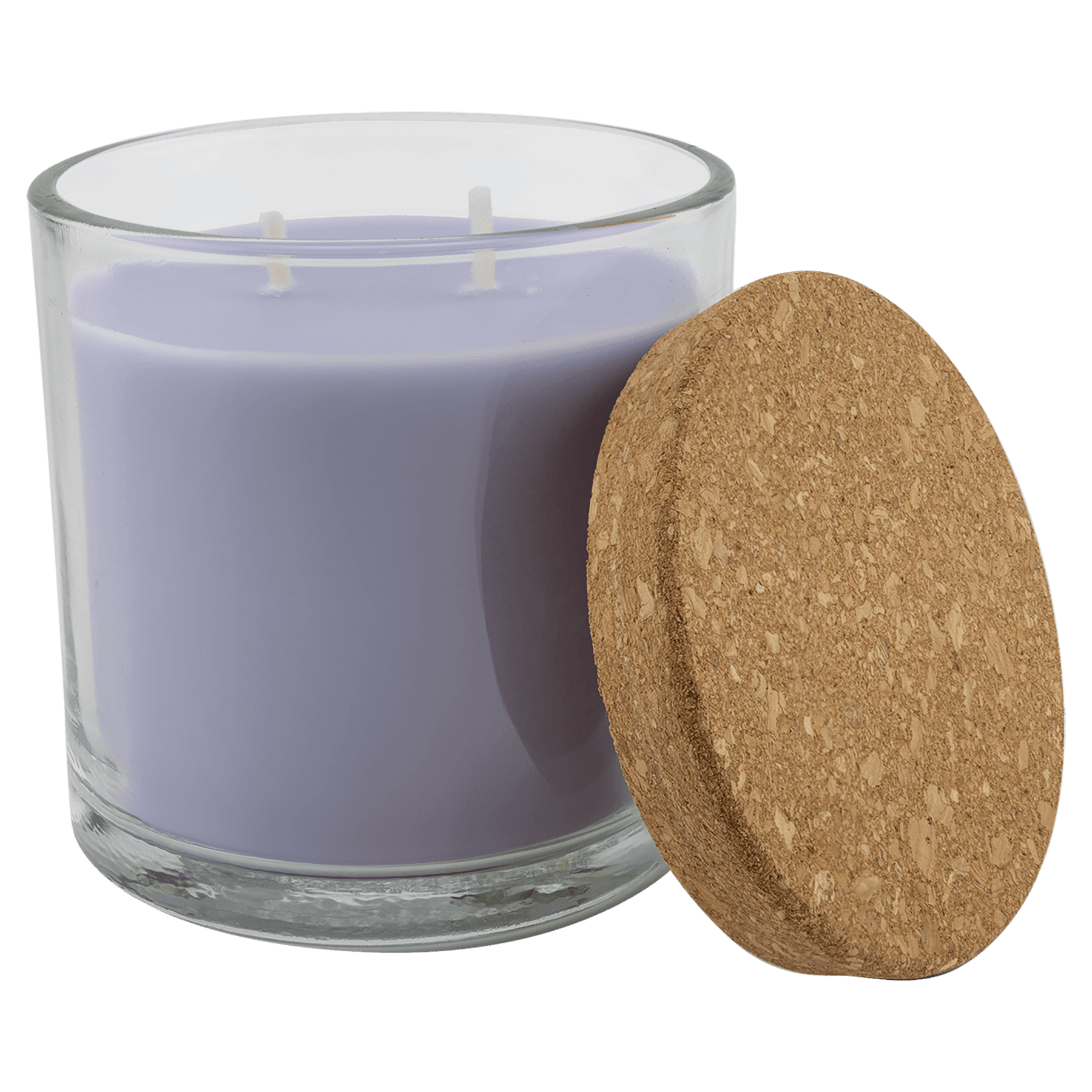 Scented Candle in a Glass Holder with Cork Lid